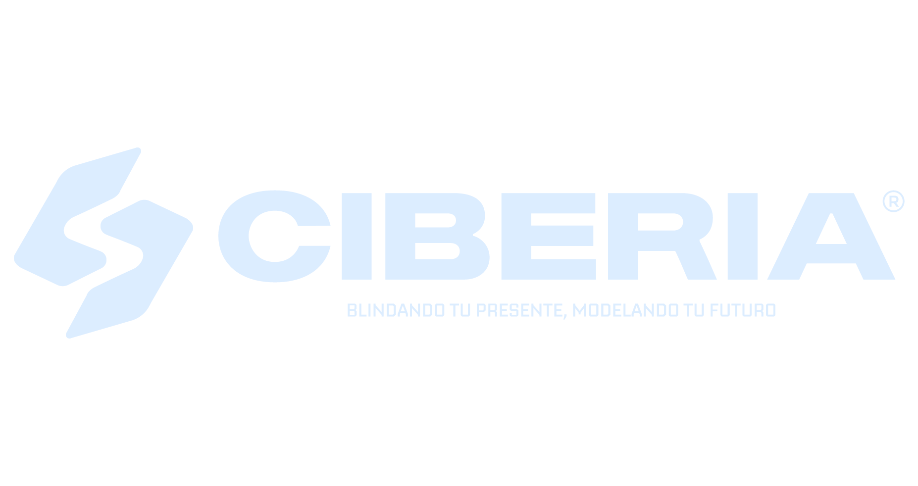 Ciberia_Logo principal White Blue